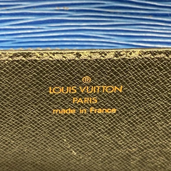 Authentic Louis Vuitton Epi Blue leather Porte documents briefcase unisex - Picture 6 of 12